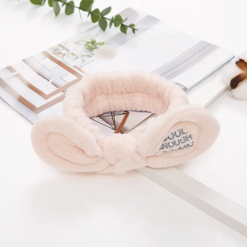 Korean Hair Bow Rabbit Ears Headband Set - Image 10