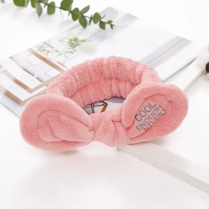 Korean Hair Bow Rabbit Ears Headband Set - Image 11