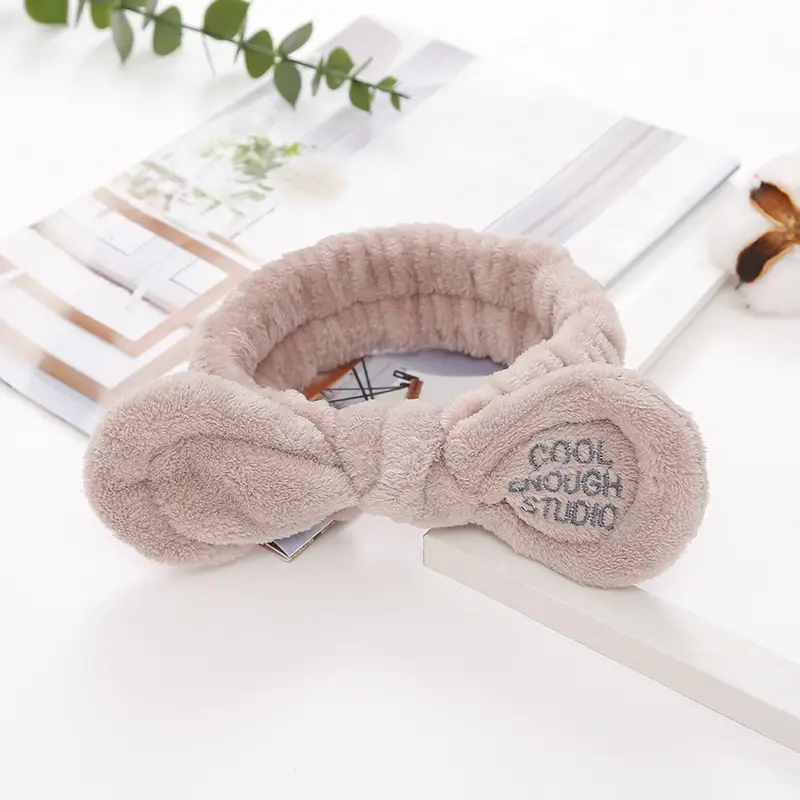 Korean Hair Bow Rabbit Ears Headband Set - Image 9
