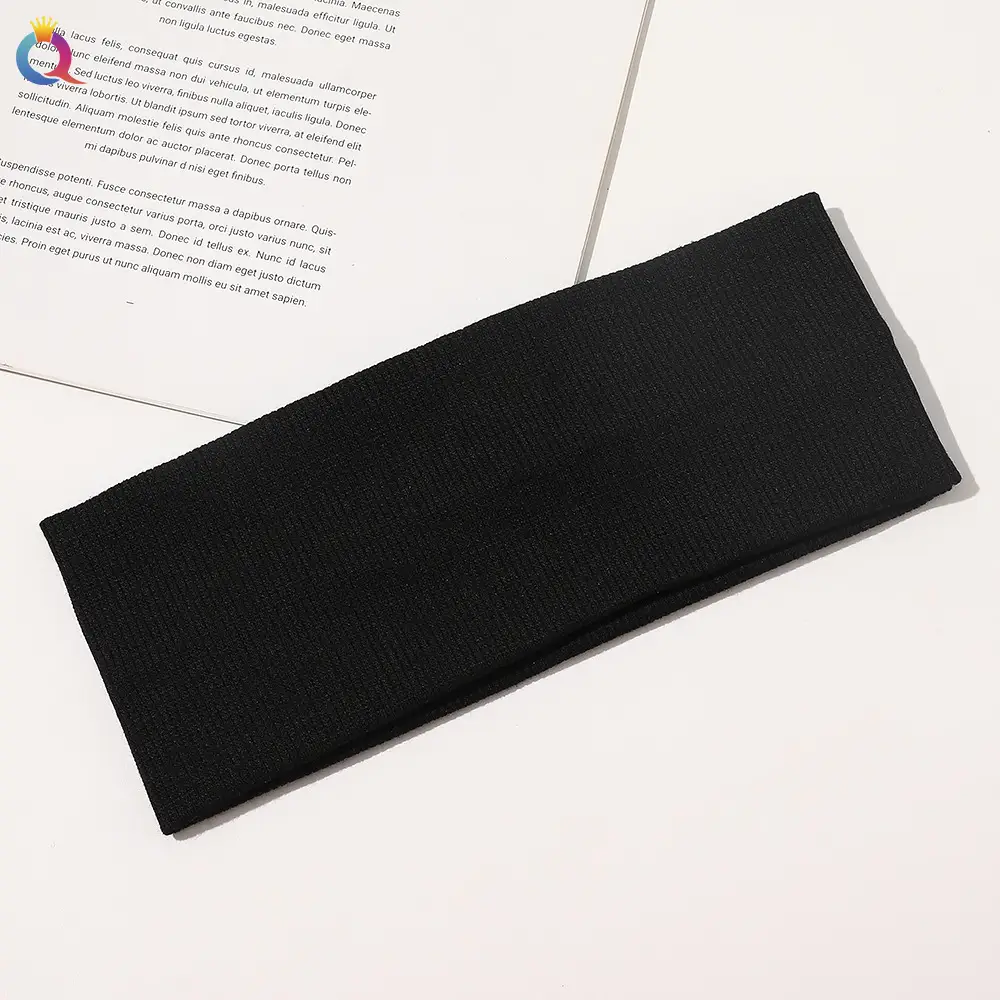 Qiyue Cross-border New Knitted Hair Bands Women's European and American Popular Yoga Headband Thread Cotton Sweat-absorbent Breathable - Image 7