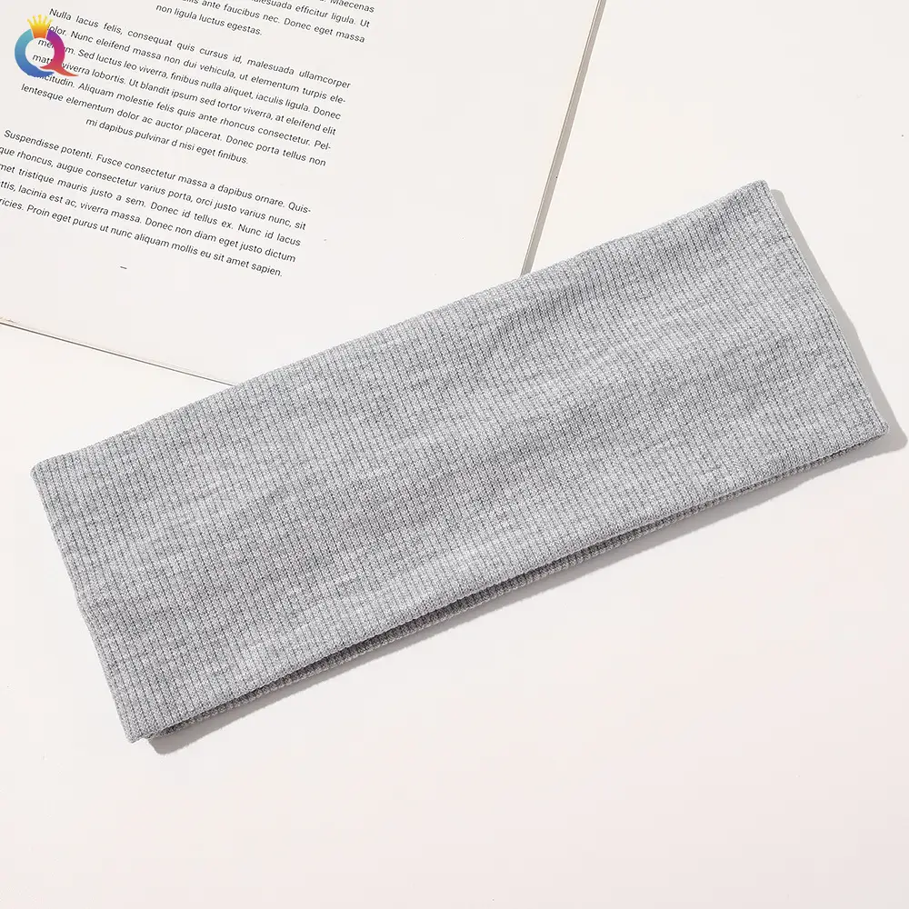 Qiyue Cross-border New Knitted Hair Bands Women's European and American Popular Yoga Headband Thread Cotton Sweat-absorbent Breathable - Image 8