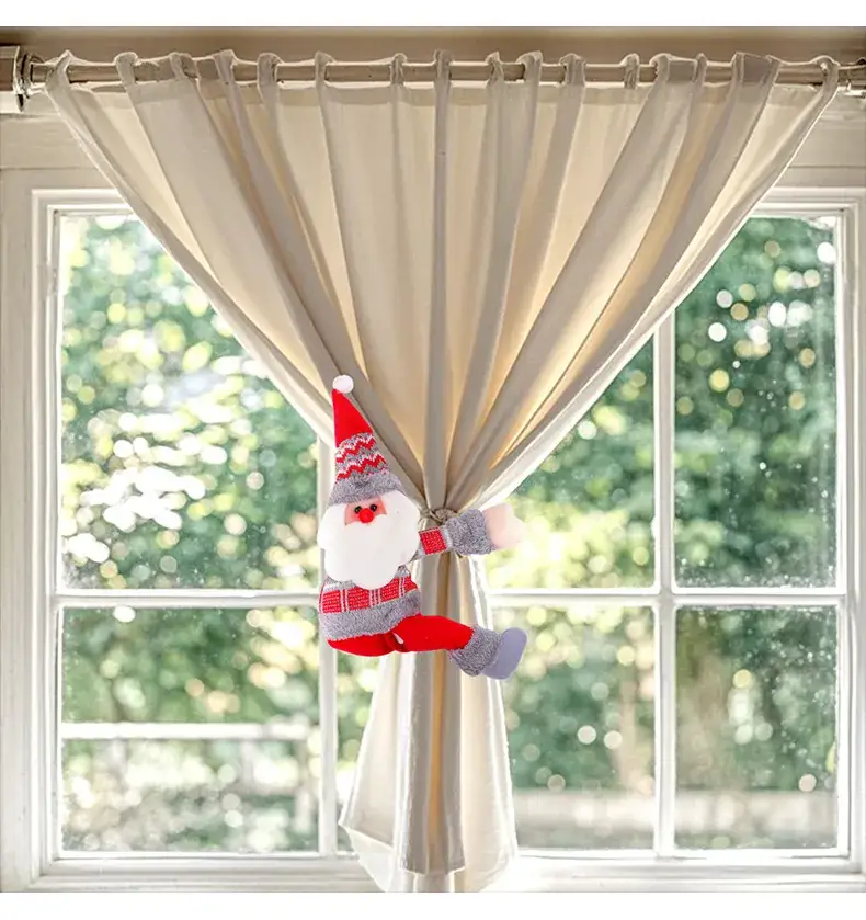 Christmas Curtain Decorative Doll Buckle Holder — feature 7