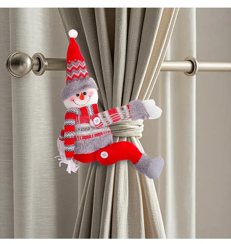Christmas Curtain Decorative Doll Buckle Holder — feature 9