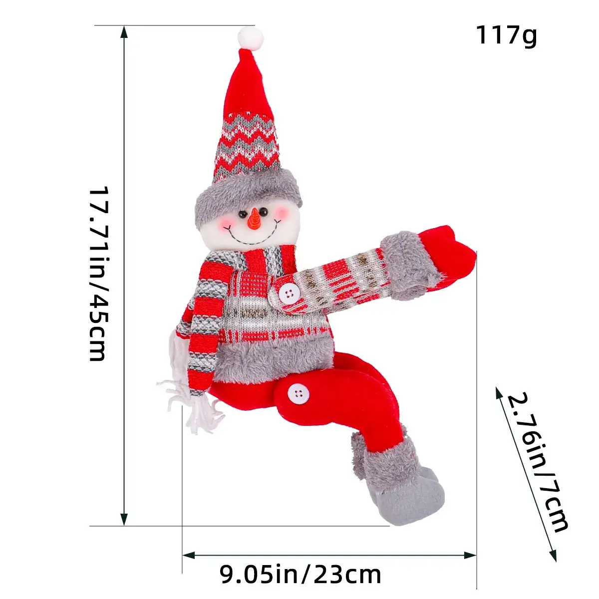 Christmas Curtain Decorative Doll Buckle Holder - Image 2