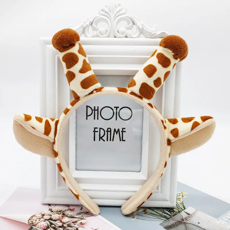 Stuffed Bunny Headband with Photo Frame Decor - Image 7