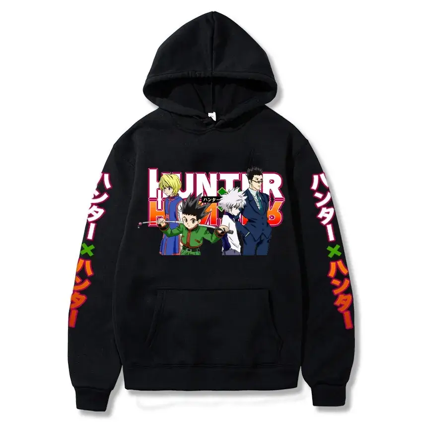 All-time HUNTER Cartoon Hooded European Sweatshirt