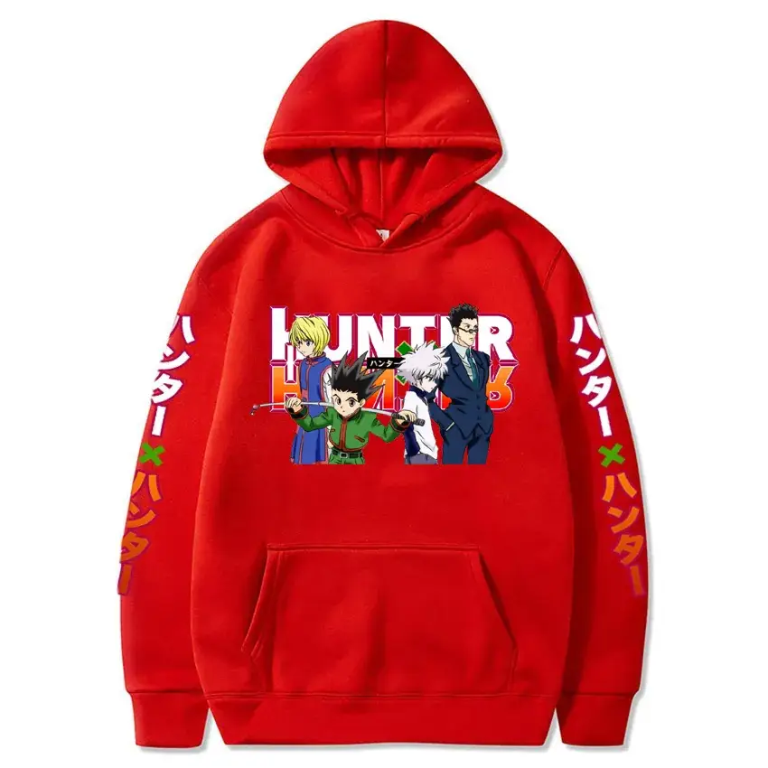 All-time HUNTER Cartoon Hooded European Sweatshirt