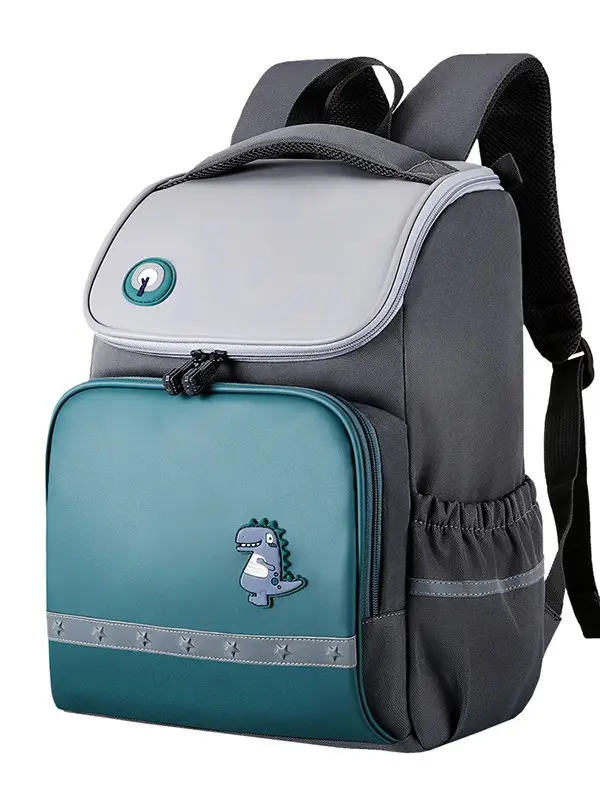 Oudel's New Spine-Protecting Schoolbag for Primary School Students, Lightweight and Large-Capacity Backpack for Children in Grades 1-6, Wholesale