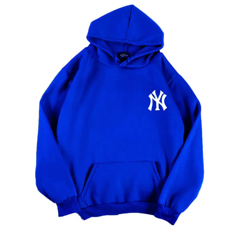 Women Korean Style Yellow NY Logo Hoodie 2024 Winter Casual - Image 16
