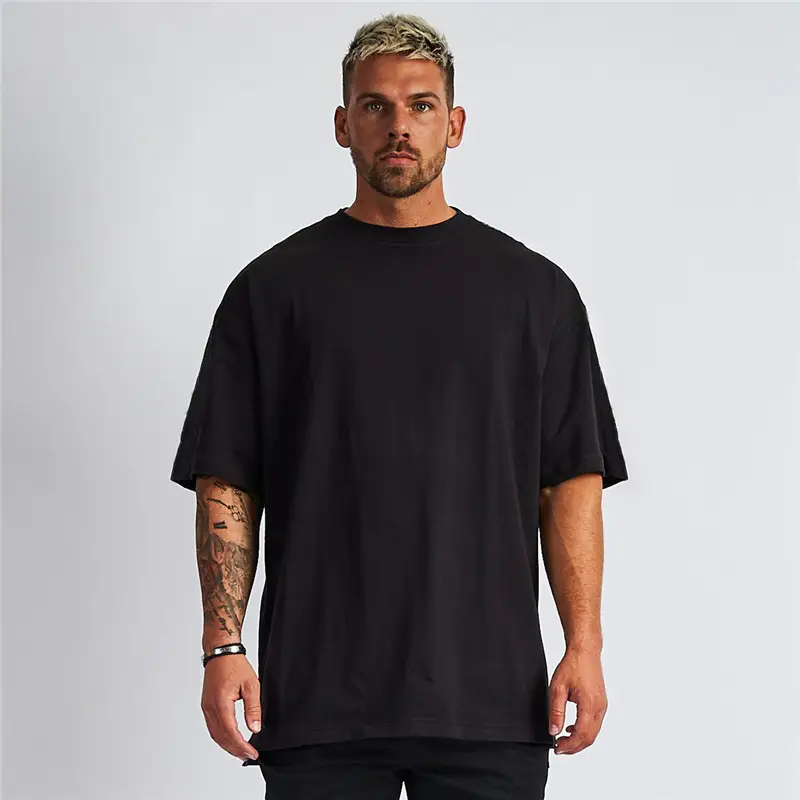 Men White Loose Fit T-Shirt Short Sleeve - Image 9