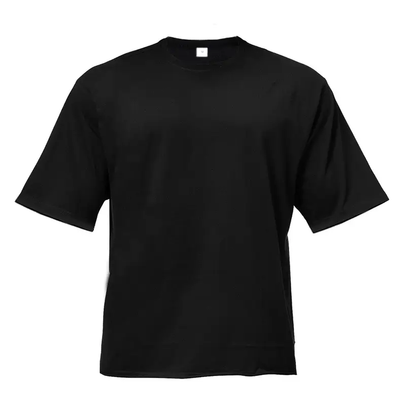 Men White Loose Fit T-Shirt Short Sleeve - Image 4
