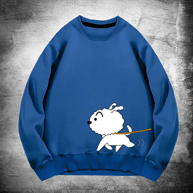 Japanese Style Cartoon Sweatshirt for Kids Grey