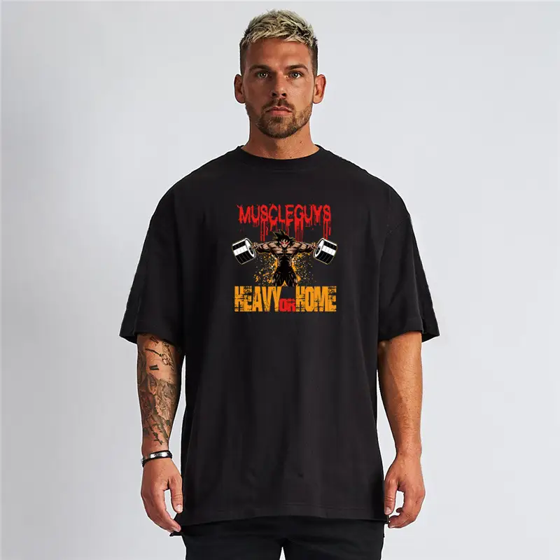 Men Heavy Heavy Dragon Ball T-Shirt Black - Image 9