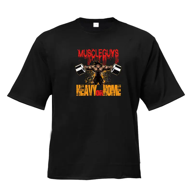 Men Heavy Heavy Dragon Ball T-Shirt Black - Image 4