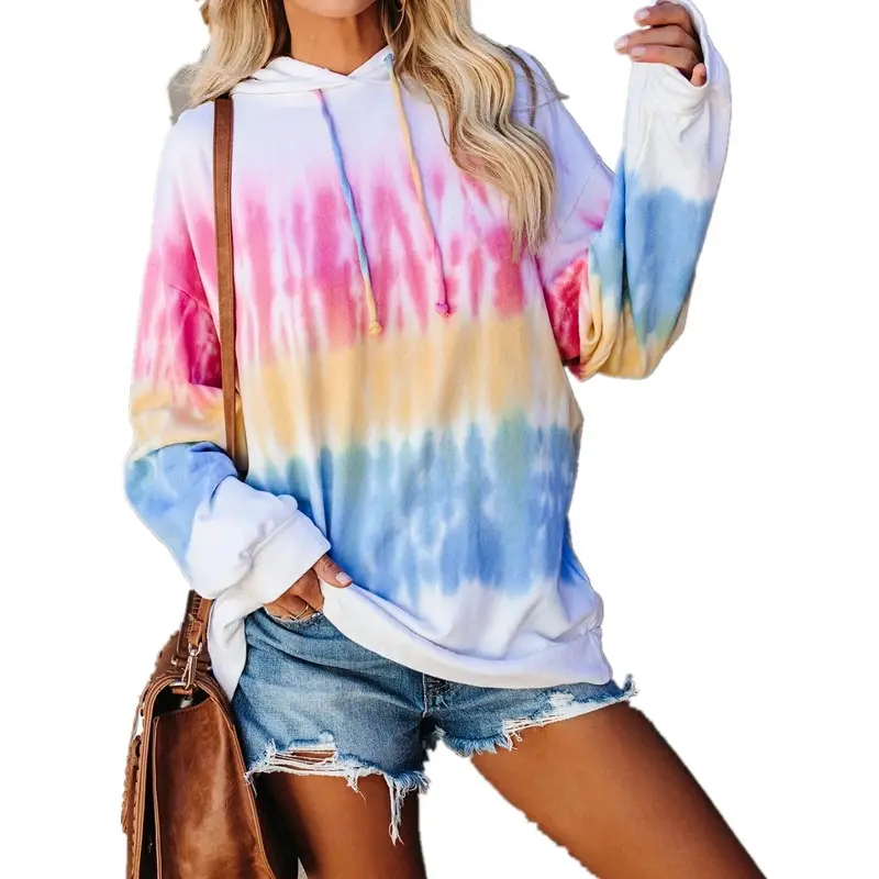 2021 V-Neck Long Sleeve Button Top Shirt Blue — feature 40
