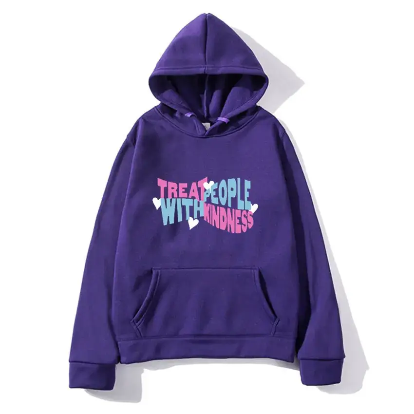 Purple Printed Hoodie for Men Women Winter Casual Wear - Image 28