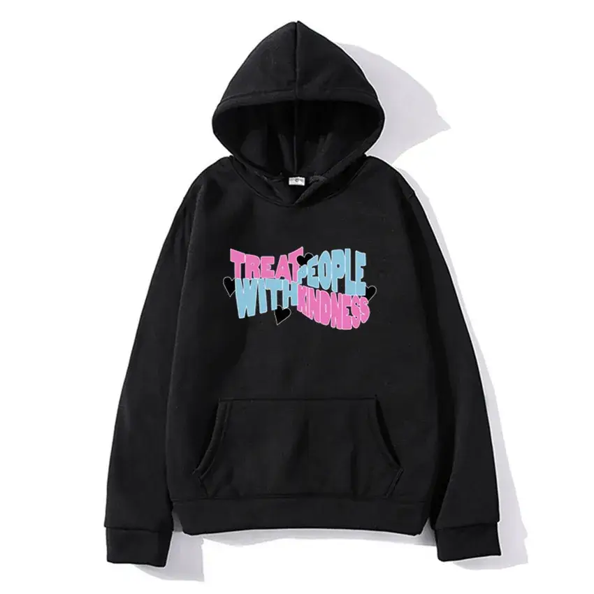 Purple Printed Hoodie for Men Women Winter Casual Wear - Image 7