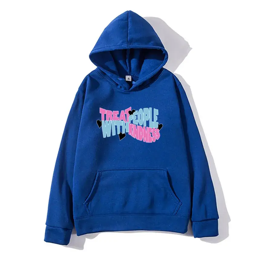 Purple Printed Hoodie for Men Women Winter Casual Wear - Image 8