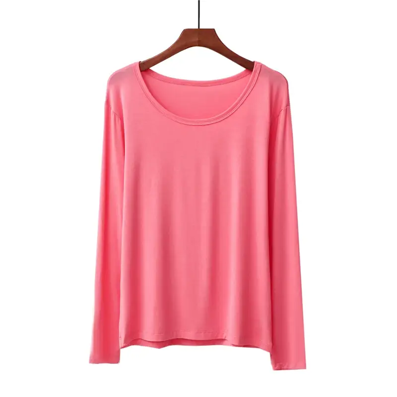 Black Long Sleeve Slim Fit T-Shirt Large — feature 13