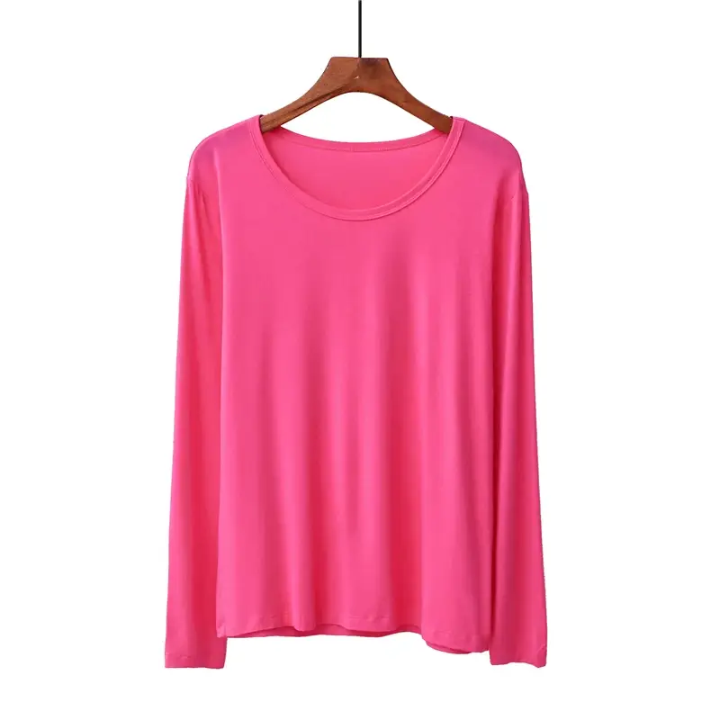 Black Long Sleeve Slim Fit T-Shirt Large — feature 17