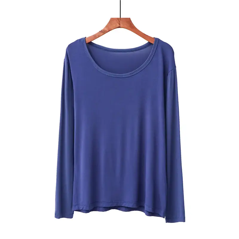 Black Long Sleeve Slim Fit T-Shirt Large - Image 7