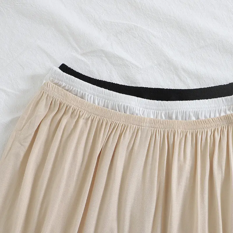 White Anti-See-Through Shorts for Women - Image 7