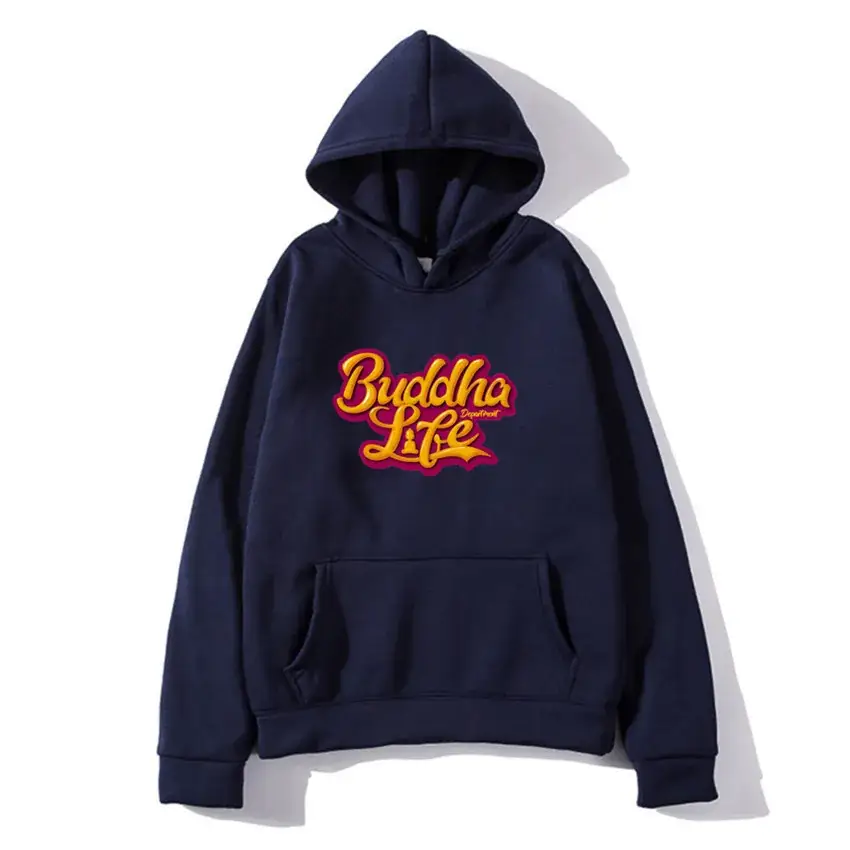 Men's Black Badilla Life Hoodie Plus Size Velvet - Image 9