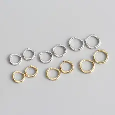 French Style Cross Ear Studs S925 Sterling Silver — feature 13