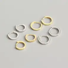French Style Cross Ear Studs S925 Sterling Silver — feature 15