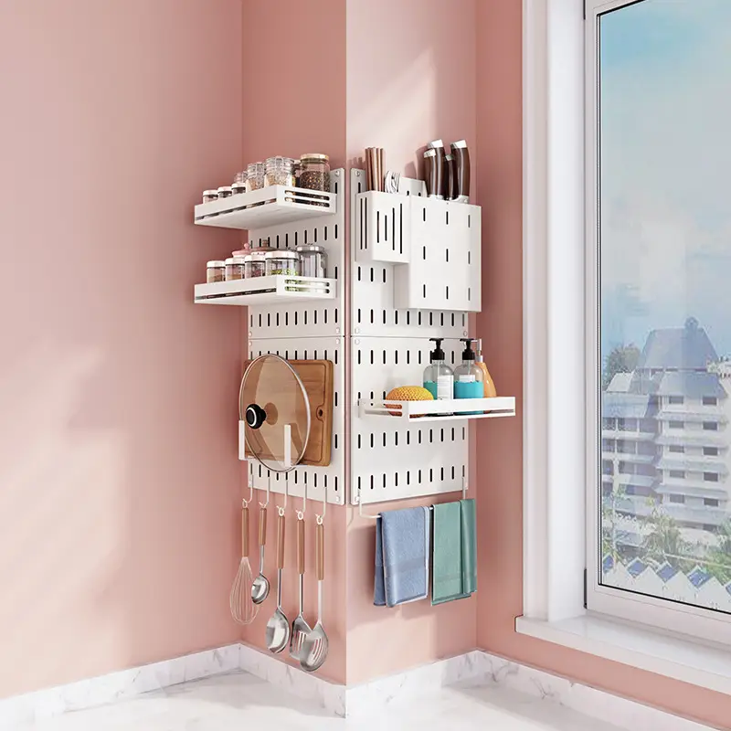 Wall-Mounted Stainless Steel Kitchen Rack 30cm x 9cm - Image 18