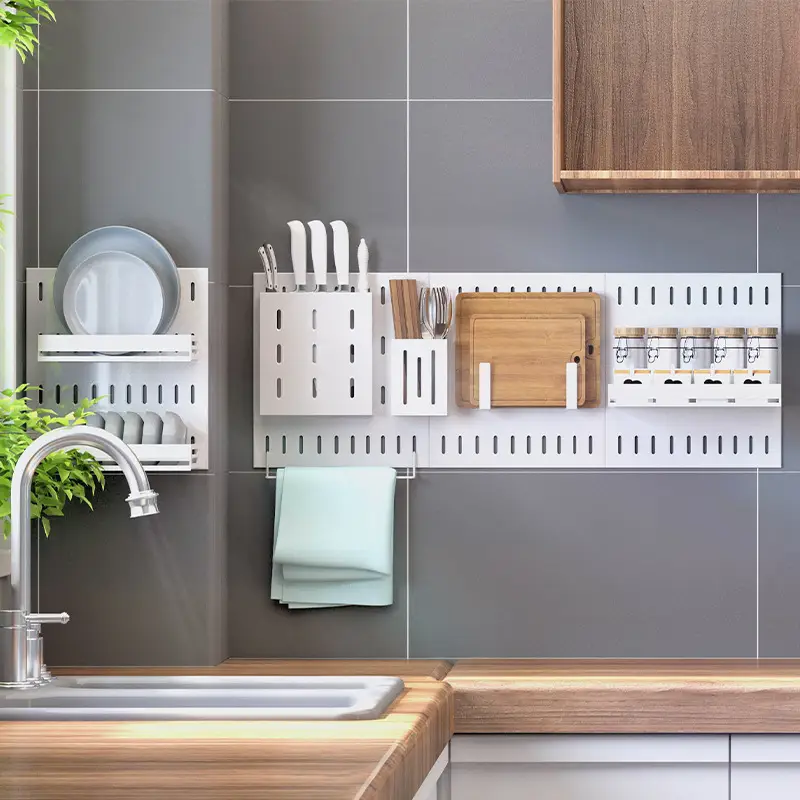 Wall-Mounted Stainless Steel Kitchen Rack 30cm x 9cm - Image 20