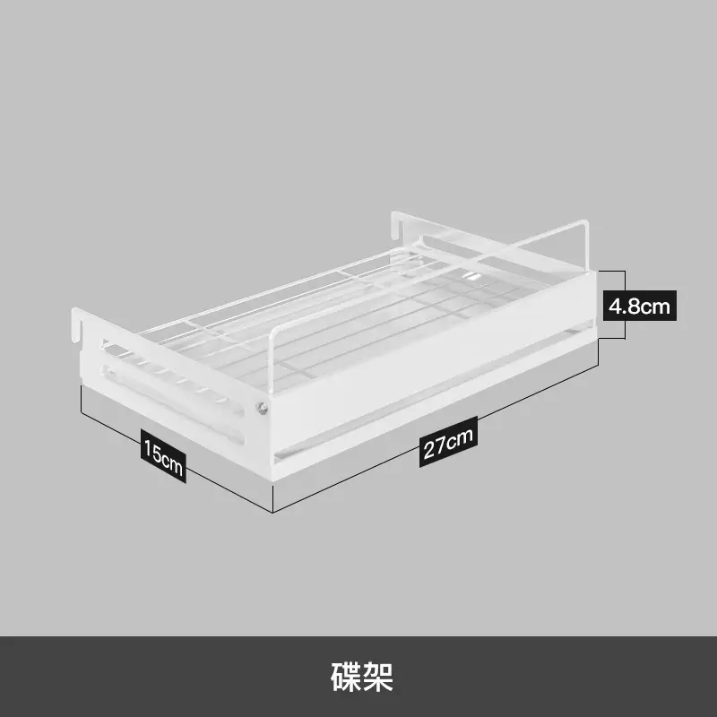 Wall-Mounted Stainless Steel Kitchen Rack 30cm x 9cm - Image 3