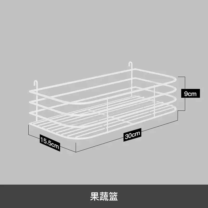 Wall-Mounted Stainless Steel Kitchen Rack 30cm x 9cm - Image 9