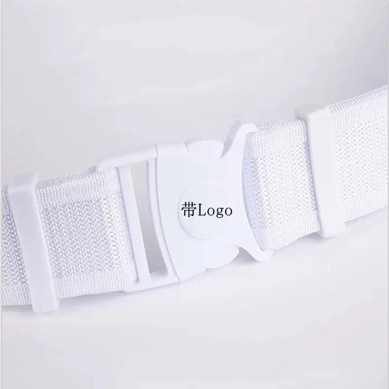 White Nylon Safety Belt 5cm Wide Wear Resistant - Image 4