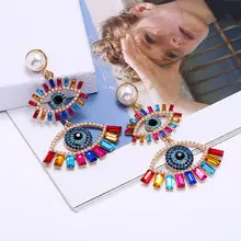 Devil's Eye Exaggerated Earrings Women 2023 New — feature 1