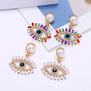 Devil's Eye Exaggerated Earrings Women 2023 New — feature 39