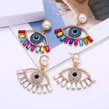 Devil's Eye Exaggerated Earrings Women 2023 New — feature 7