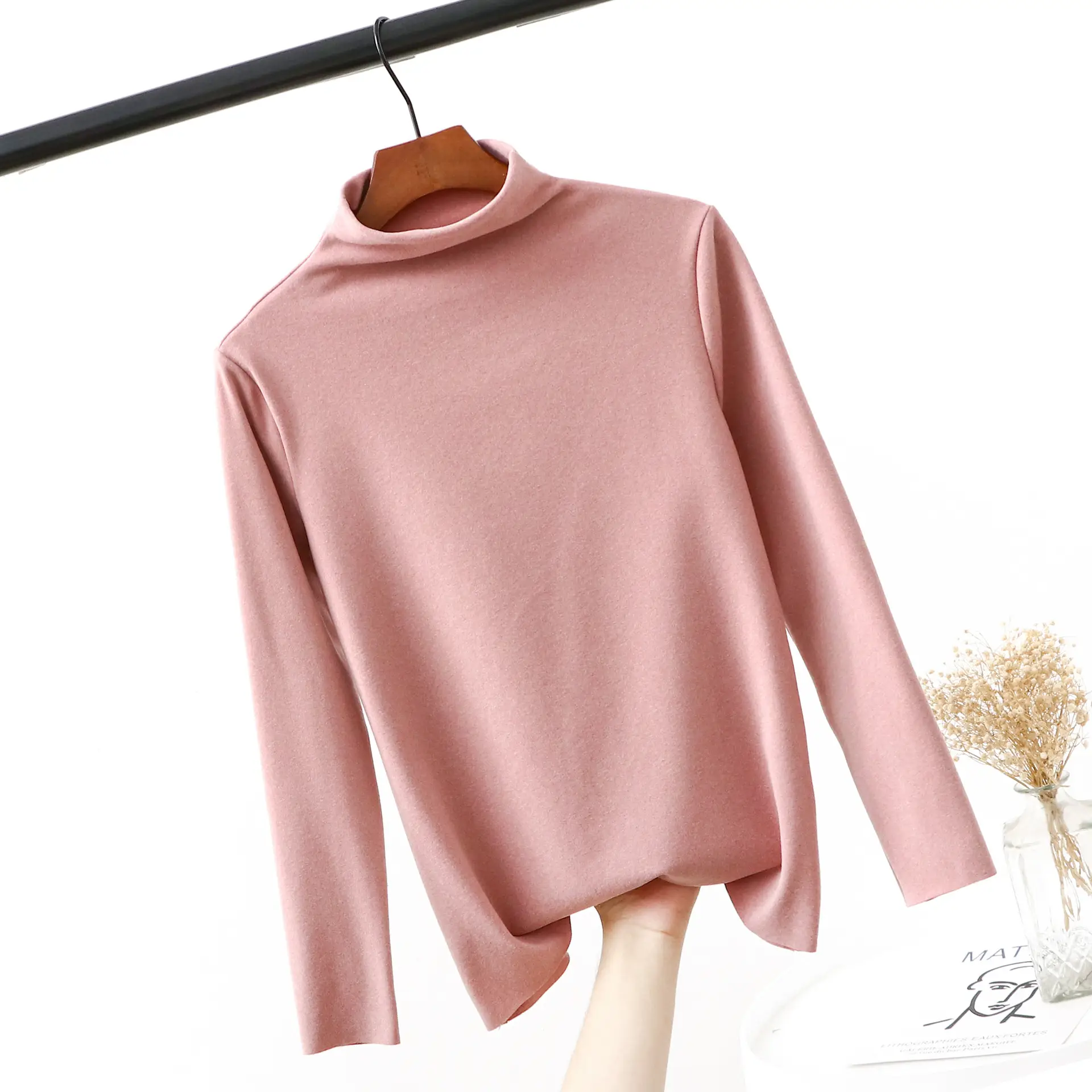 Women Black Velvet Long Sleeve Top Extra Large