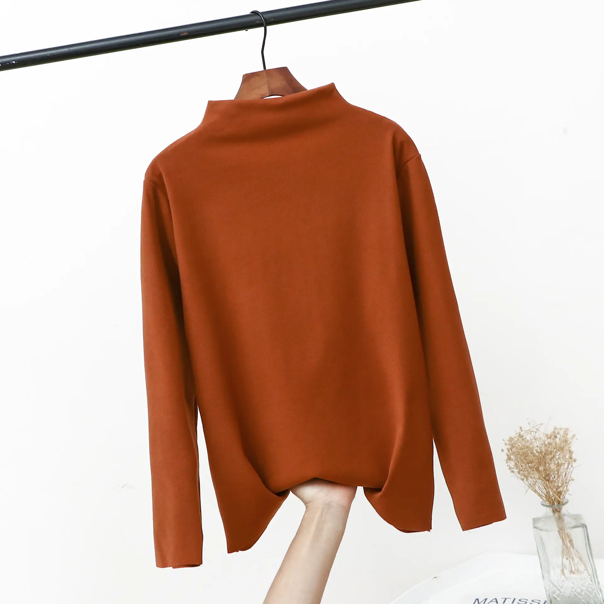 Women Black Velvet Long Sleeve Top Extra Large