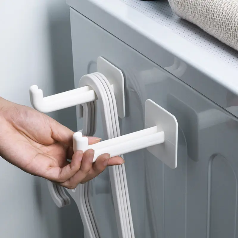 Wall-Mounted Hanger Storage Hook for Balcony & Filing Rack - Image 3