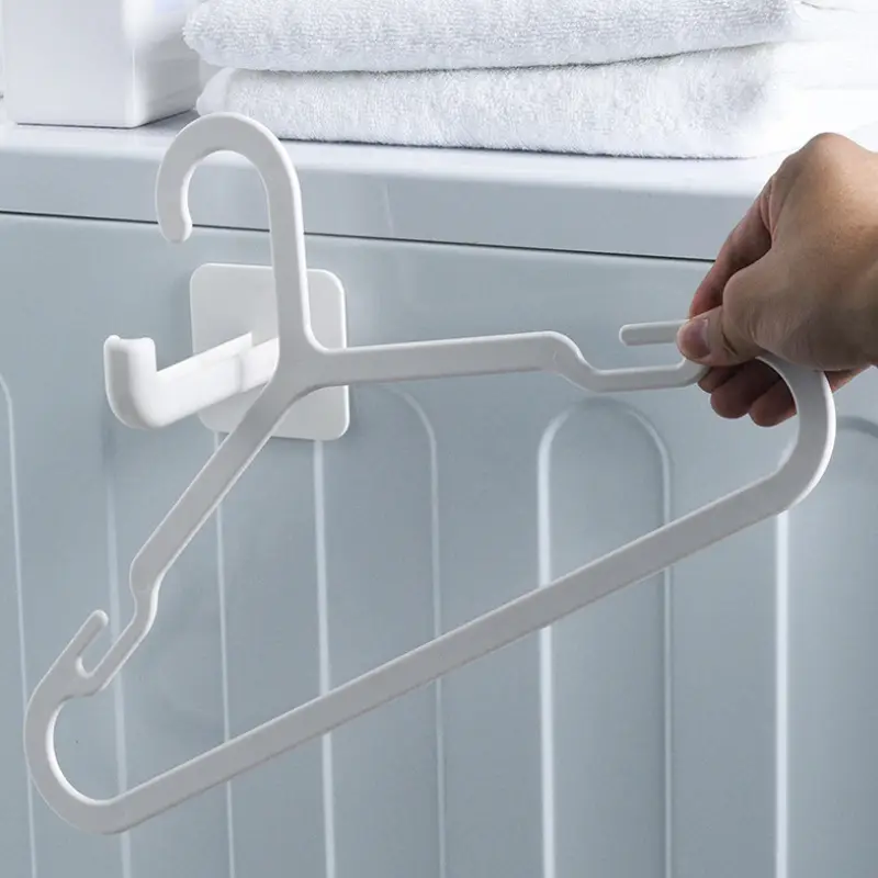 Wall-Mounted Hanger Storage Hook for Balcony & Filing Rack - Image 4
