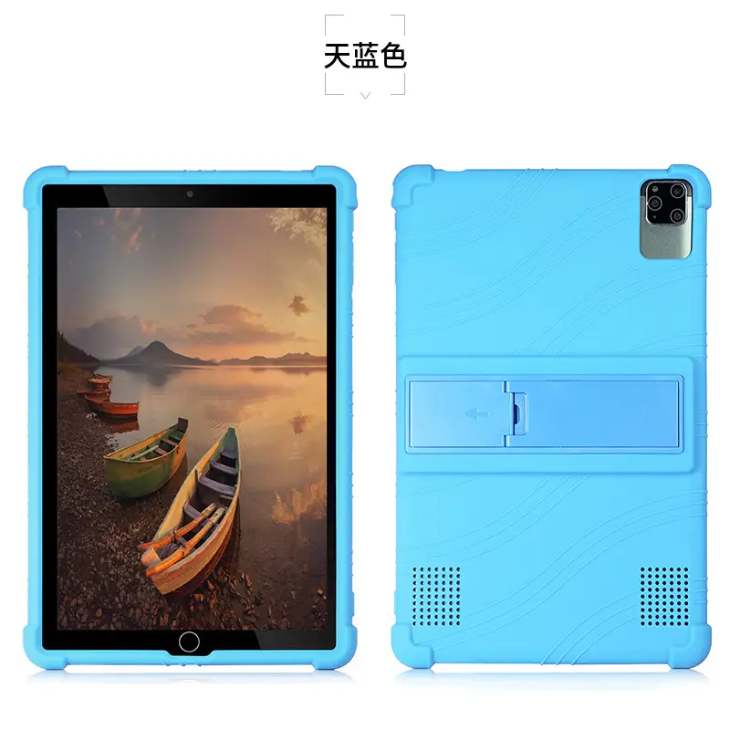 Orange 10.1 Inch Tablet Protective Case with Anti-Fall Silicone Cover - Image 8