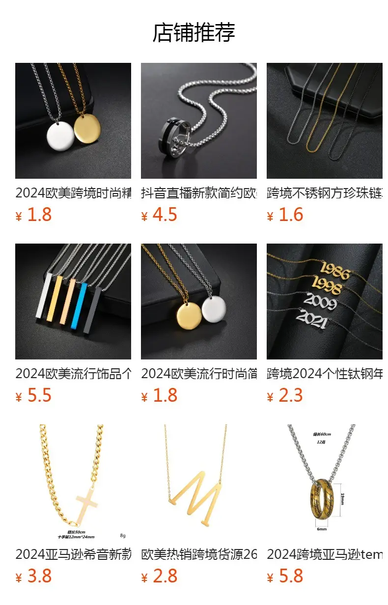 Stainless Steel Hip Hop Necklace for Men — feature 1