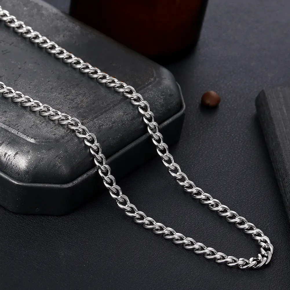 Stainless Steel Hip Hop Necklace for Men — feature 6