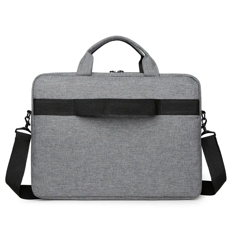 Black Oxford Cloth Business Laptop Shoulder Bag - Image 5