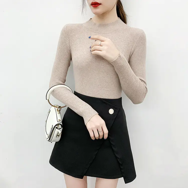 2025 Knit Half-Turtleneck Sweater Set for Women — feature 11