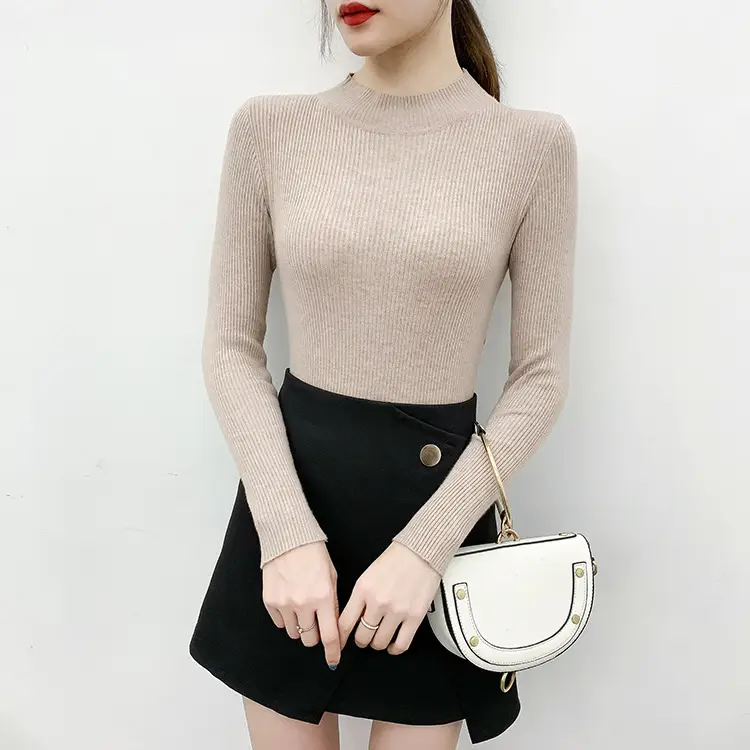 2025 Knit Half-Turtleneck Sweater Set for Women — feature 12