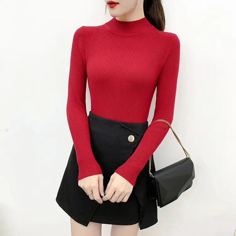 2025 Knit Half-Turtleneck Sweater Set for Women — feature 13