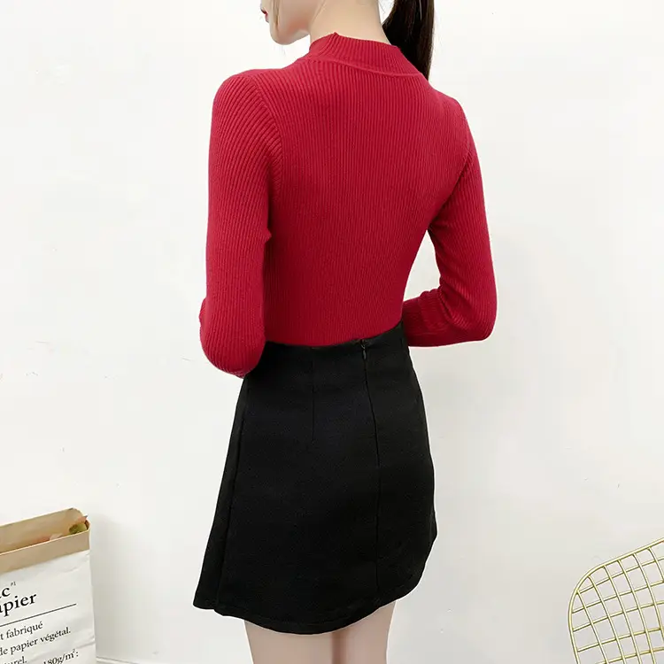 2025 Knit Half-Turtleneck Sweater Set for Women — feature 14