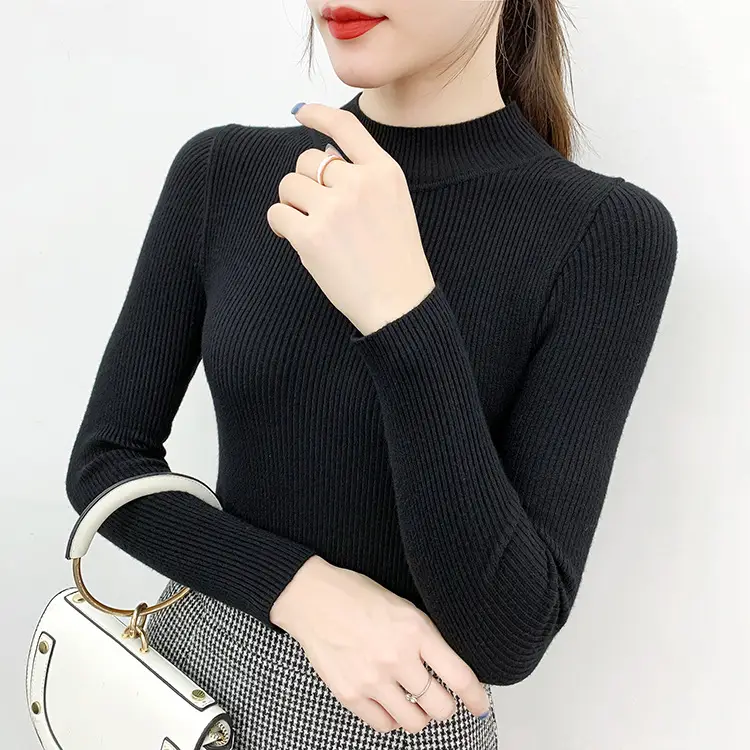 2025 Knit Half-Turtleneck Sweater Set for Women — feature 15